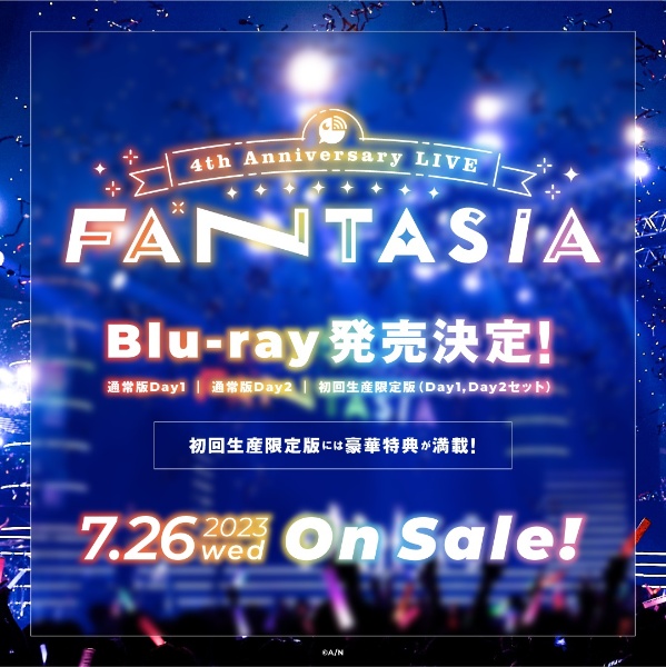 にじさんじ　4th　Anniversary　LIVE「FANTASIA」Day1　［Blu－ray］通常版