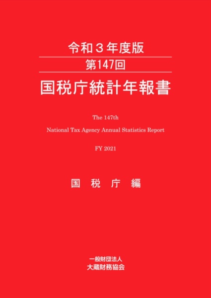 国税庁統計年報書　第１４７回（令和３年度版）