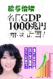 給与倍増　名目GDP1000兆円計画！