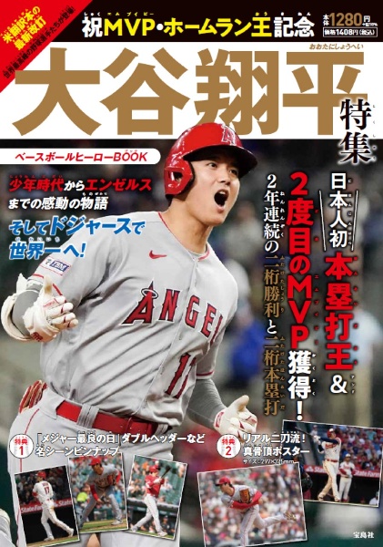 ベースボールヒーローＢＯＯＫ祝ＭＶＰ・ホームラン王記念大谷翔平特集