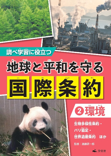 調べ学習に役立つ　地球と平和を守る国際条約　環境　生物多様性条約・パリ協定・世界遺産条約ほか　図書館用堅牢製本