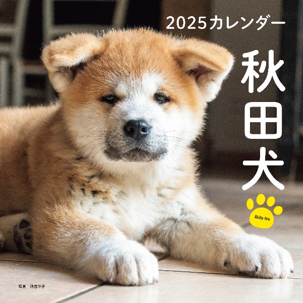 秋田犬カレンダー 2025