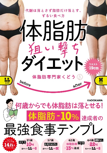 代謝は落とさず脂肪だけ落とす、ずるい食べ方　体脂肪狙い撃ちダイエット