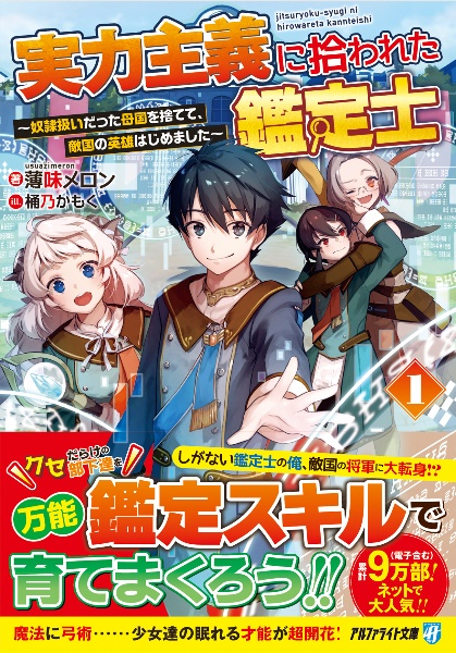 実力主義に拾われた鑑定士 奴隷扱いだった母国を捨てて、敵国の英雄はじめました（1）