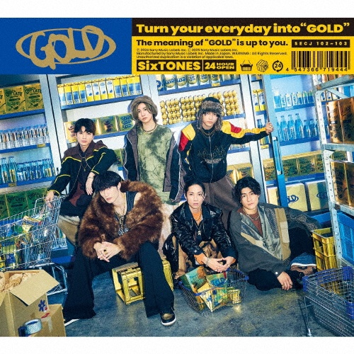 GOLD(初回盤B)/SixTONES - レンタルCD｜TSUTAYA レンタル・販売 商品