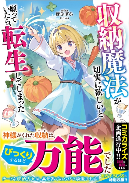 収納魔法が切実に欲しいと願っていたら、転生してしまった