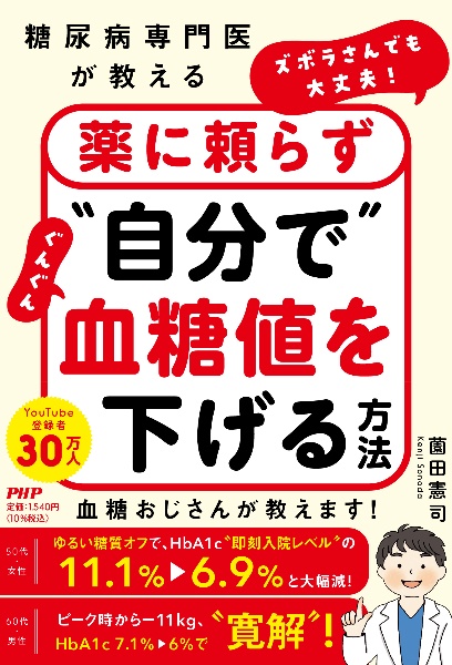 糖尿病専門医が教える ズボラさんでも大丈夫! 薬に頼らず“自分で”ぐんぐん血糖値を下げる方法