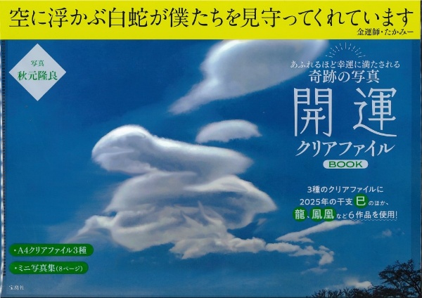 すごい幸運がやってくる奇跡の写真 龍神クリアファイルBOOK/秋元隆良