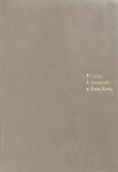 Financial Desk Diary(グレージュ)2026