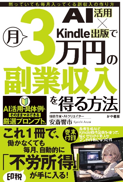 AI活用×Kindle出版で月3万円の副業収入を得る方法