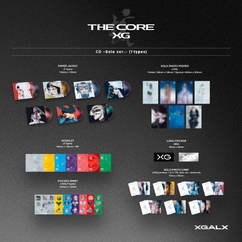XG トレカ　7種　核　TSUTAYA THE CORE XG THE CORE 核 通常盤 Regular 封入トレカ 7種コンプリート - メルカリ