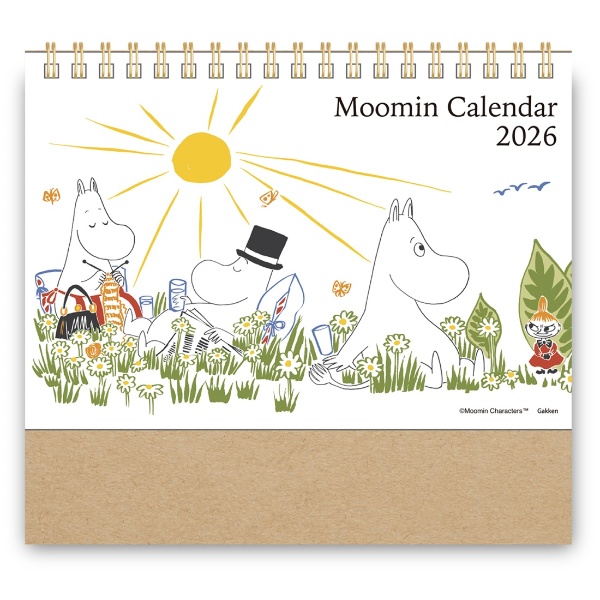 ムーミンリング卓上カレンダー 2026