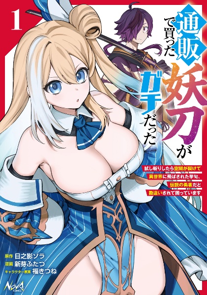 通販で買った妖刀がガチだった 試し斬りしたら空間が裂けて異世界に飛ばされた挙句、伝説の勇者だと勘違いされて困っています(1)