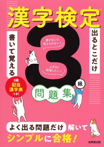 出るとこだけ書いて覚える 漢字検定3級問題集
